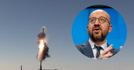 Charles Michel uciekał przed rosyjskimi rakietami do schronu