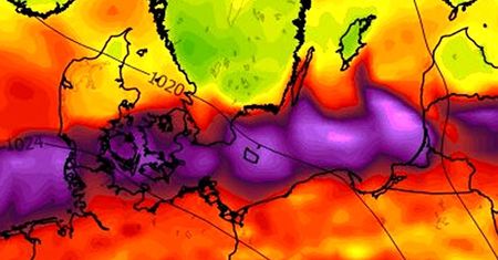 Duże ochłodzenie od września. Oto co oznacza fiolet na mapach