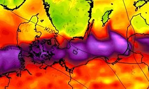 Duże ochłodzenie od września. Oto, co oznacza fiolet na mapach