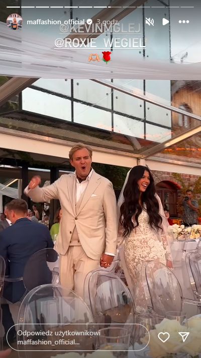 Ślub Roxie Węgiel i Kevina Mgleja