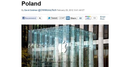 Apple wart więcej niż Polska...