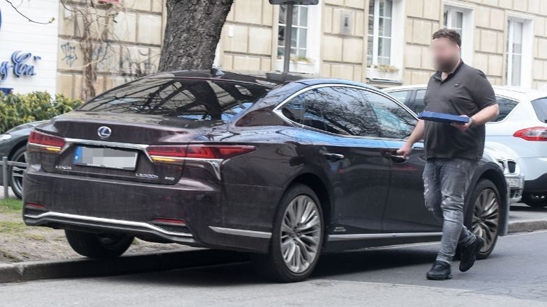 Anna Wendzikowska na obiedzie z przyjacielem