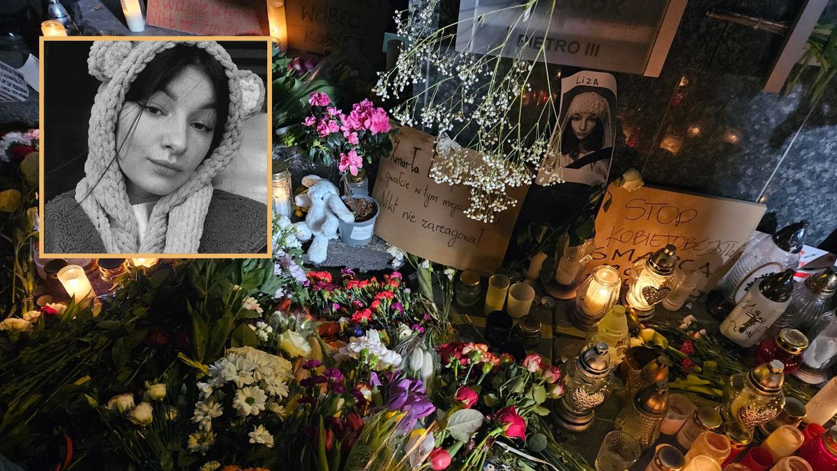 Maszerujący zostawili znicze i kwiaty w miejscu śmierci i gwałtu młodej Białorusinki
