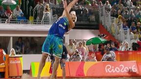 Rockowy doping w strugach deszczu na Copacabanie