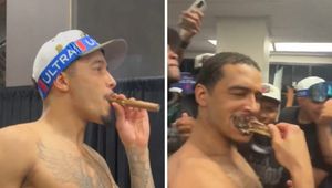 Tak Sochan świętował zdobycie mistrzostwa NBA