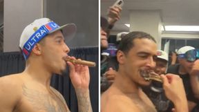 Tak Sochan świętował zdobycie mistrzostwa NBA