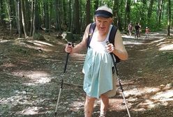 Niewidomy staruszek zdobywa szczyt. Wchodzi na niego regularnie od ponad 60 lat