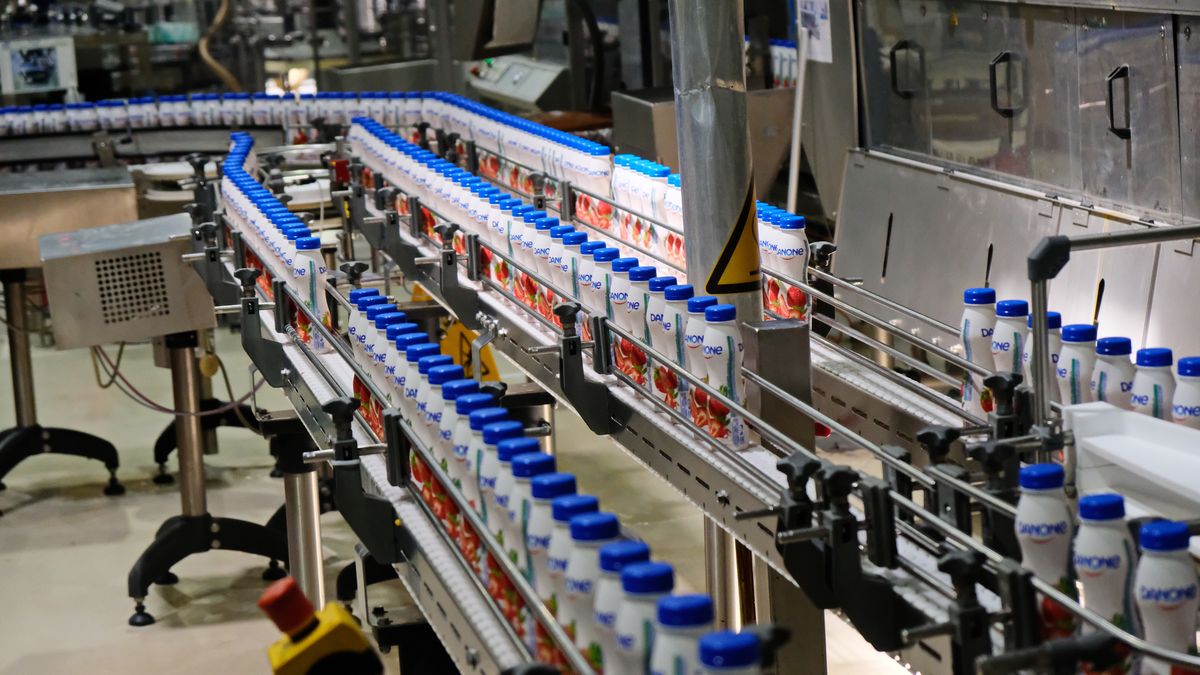 Danone zamyka fabrykę we Francji (zdj. poglądowe)