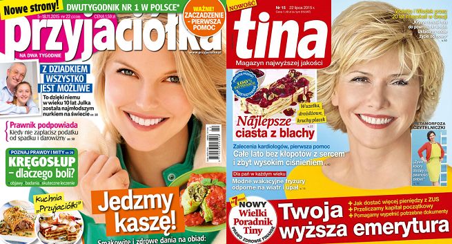 Wszystkie dwutygodniki poradnikowe na minusie. „Przyjaciółka” na czele sprzedaży w 2015 roku