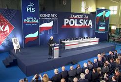 Wpadka na Kongresie PiS. Kaczyński: na razie, to ja siebie widzę