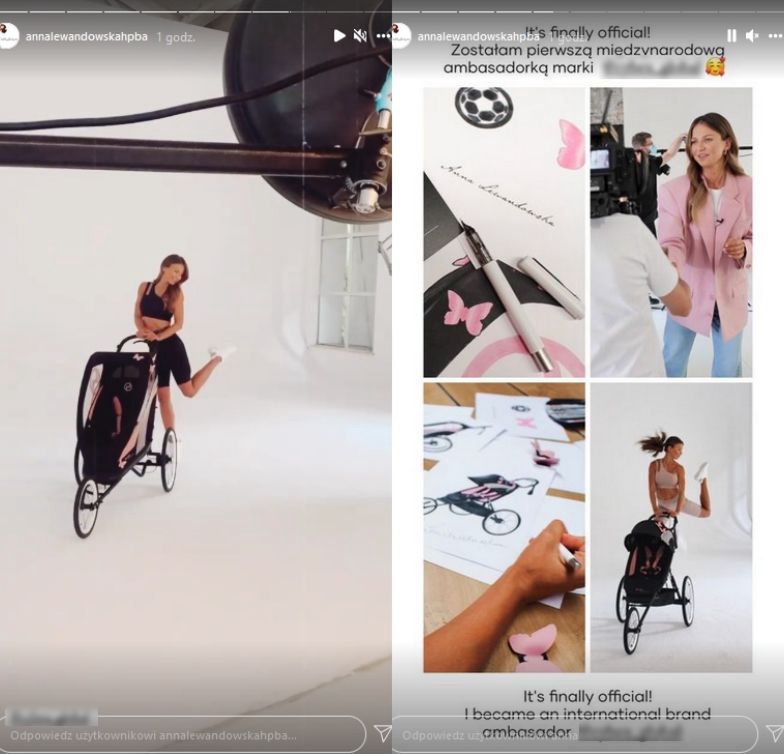 Anna Lewandowska została twarzą wózków