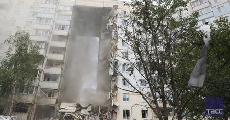 Zawalony blok w Biełgorodzie. Ukraińcy obnażają rosyjskie kłamstwa