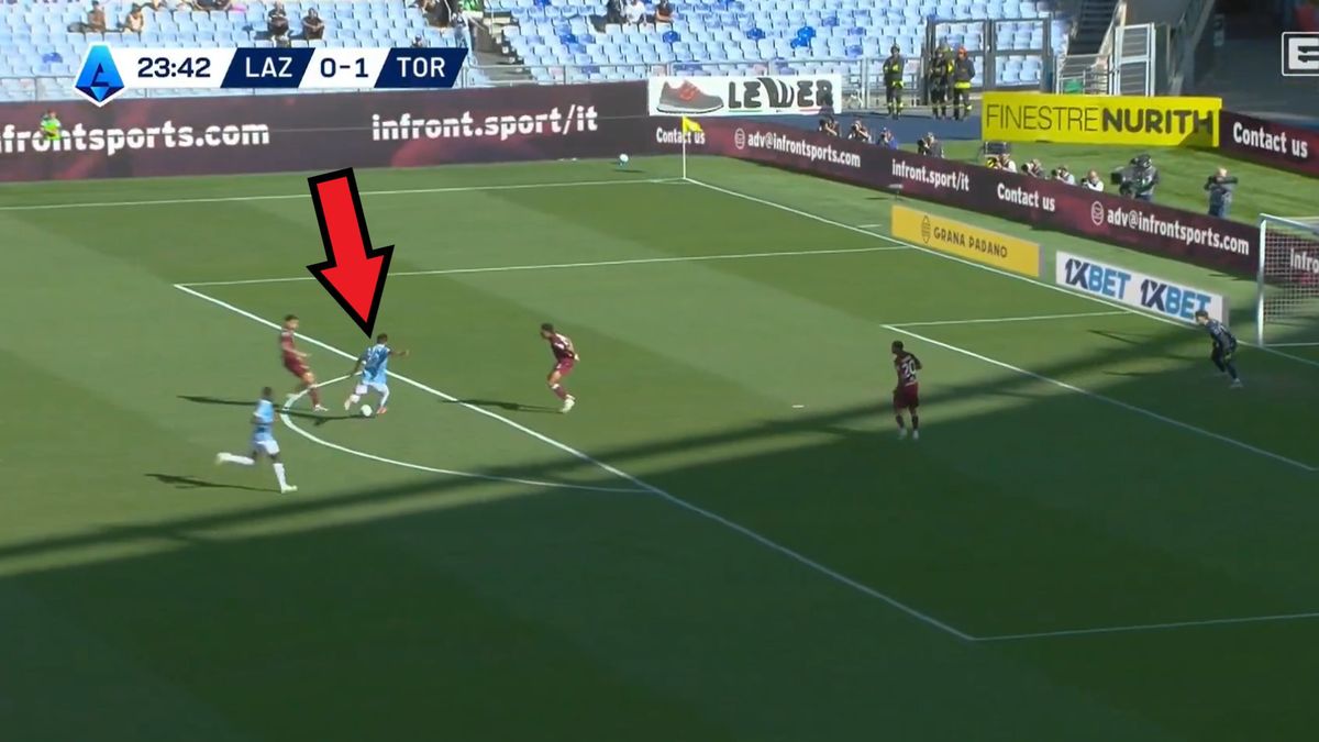 Twitter / Eleven Sports / Efektowny gol dla Lazio