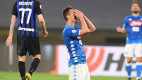 Serie A. Napoli - Inter. Fatalne noty Arkadiusza Milika. Piotr Zieliński chwalony