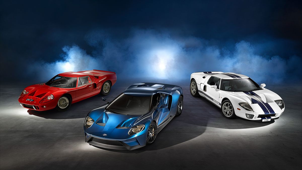 Trzy generacje Forda GT