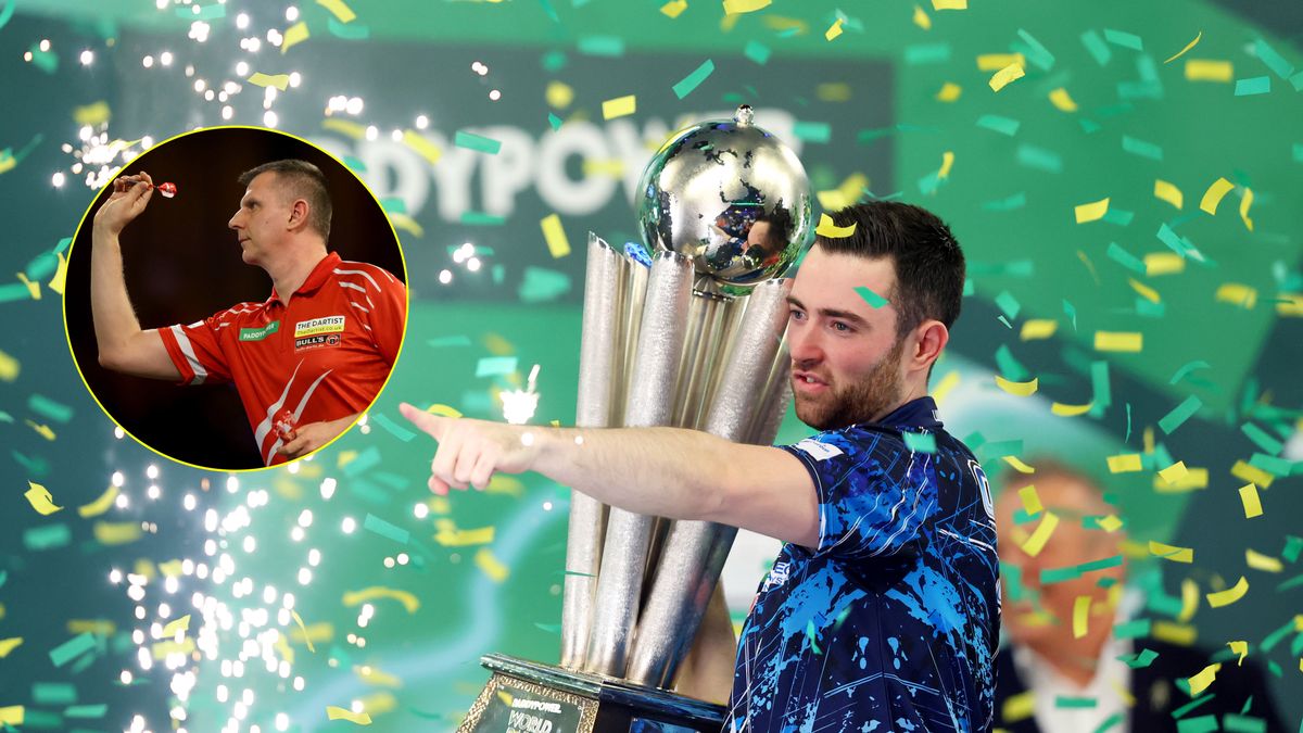 Getty Images / Tom Dulat / Na zdjęciu: Luke Humphries jest faworytem tegorocznych mistrzostw świata w darcie. Co z Krzysztofem Ratajskim?