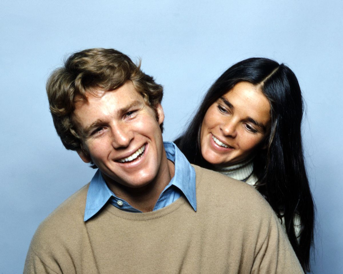 Ryan O'Neal i Ali MacGraw w filmie "Love Story" (1970)