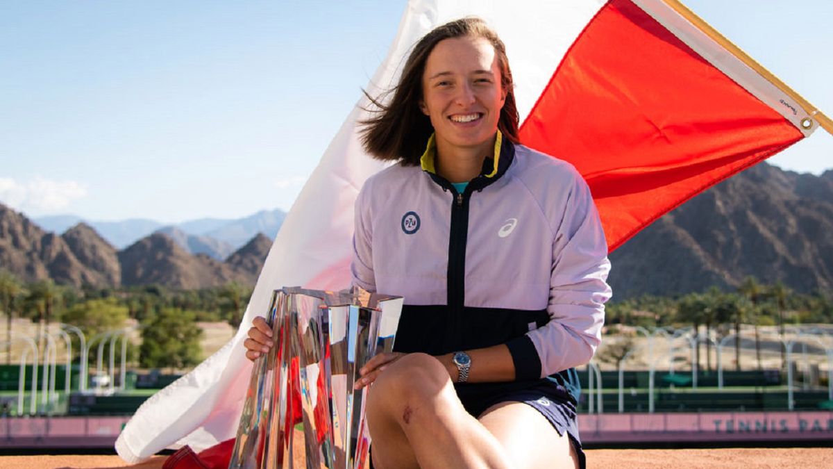 Getty Images / Robert Prange / Na zdjęciu: Iga Świątek, mistrzyni BNP Paribas Open 2022