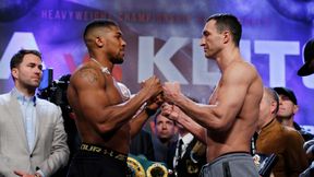 Władimir Kliczko i Anthony Joshua zważeni. Gladiatorzy w znakomitej formie!