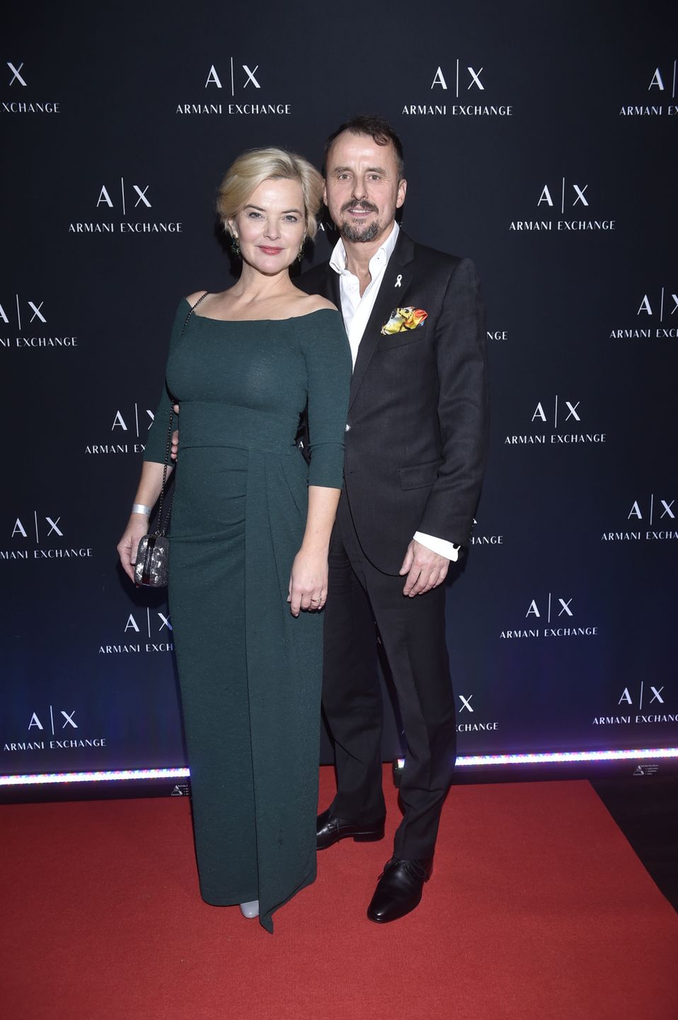 Monika Richardson z partnerem - Gwiazdy na Amani Exchange Party