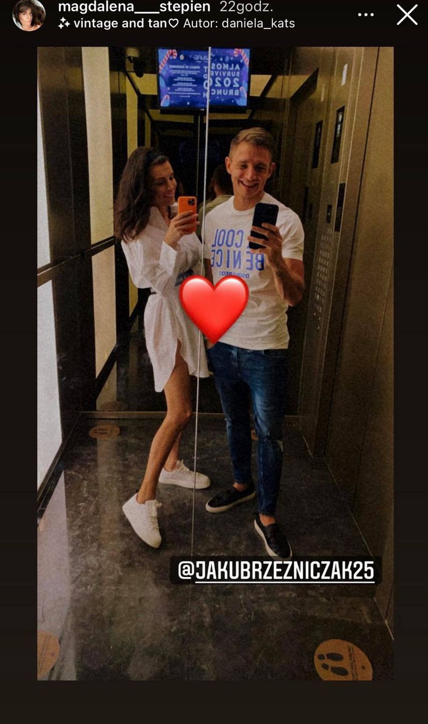 Magdalena Stępień i Jakub Rzeźniczak