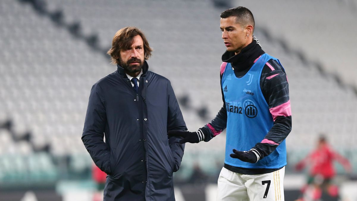 Getty Images /  Massimiliano Ferraro/NurPhoto / Na zdjęciu: Andrea Pirlo (z lewej) i Cristiano Ronaldo