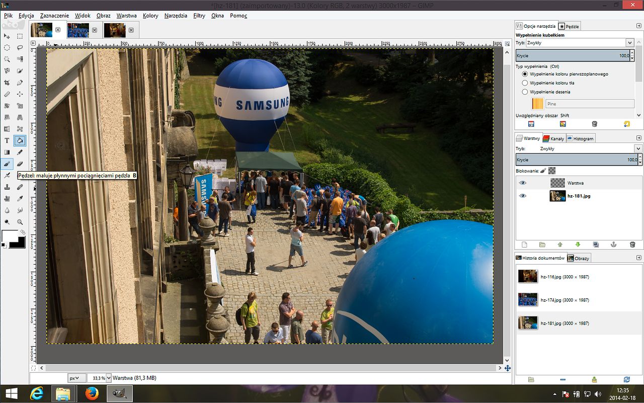 Modyfikacja GIMP-a dla przyzwyczajonych do Photoshopa