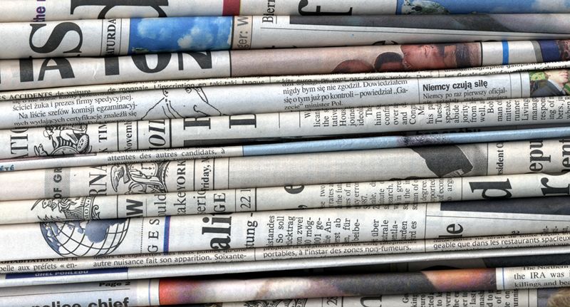 Sprzedaż dzienników w dół o ponad 10 proc. „Gazeta Wyborcza” z mniejszą przewagą nad „Rzeczpospolitą” i „DGP”