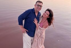 Koziejowska i Orłoś w romantycznej scenerii. Miłość kwitnie