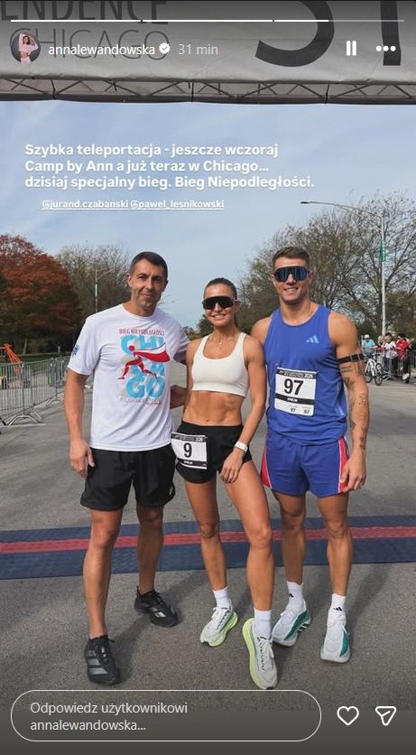 Anna Lewandowska w Chicago