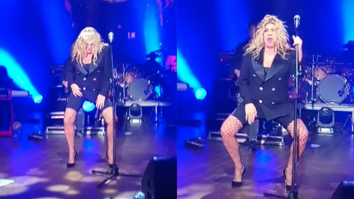 Sceniczne ruchy Kozidrak wzbudziły emocje. Autor nagrania zabrał