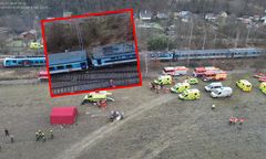 Zderzenie pociągów w Czechach. Dramatyczne nagrania