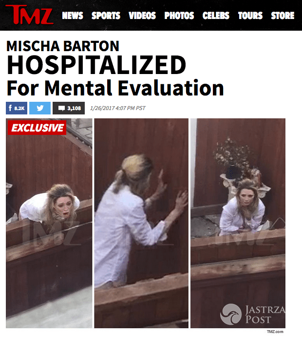 Mischa Barton wpadła w szał - TMZ.com