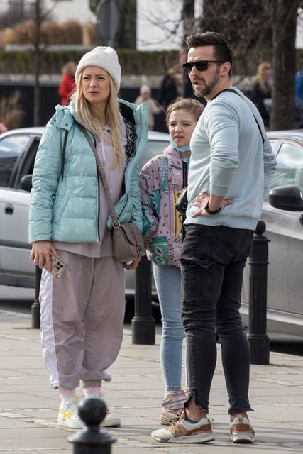 Barbara Kurdej-Szatan i Rafał Szatan z córką