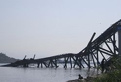 Zniszczenia po trzęsieniu ziemi w Birmie