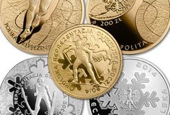 Złote, srebrne i brązowe -  Soczi na monetach