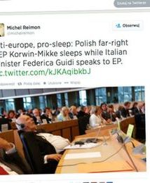 Ile za drzemkę w europarlamencie wziął Korwin-Mikke?