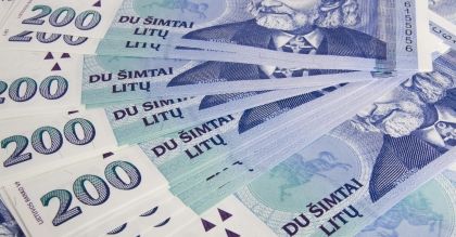 Zapłakane banknoty na Litwie