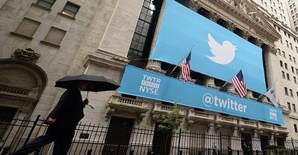 Udany debiut Twittera! Akcje wzrosły o prawie 73 proc.
