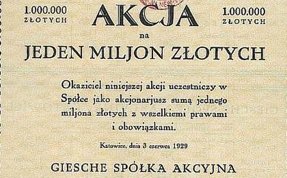 Przedwojenna Spółka Giesche bezprawnie powołana na nowo