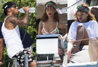 Rihanna bawi się na Barbadosie... z Lewisem Hamiltonem! (ZDJĘCIA)