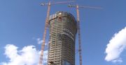 Warsaw Spire: Najwyższy biurowiec w Warszawie ma już 180 m wysokości