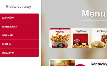 KFC z dostawą do domu. Lista miast powiększa się