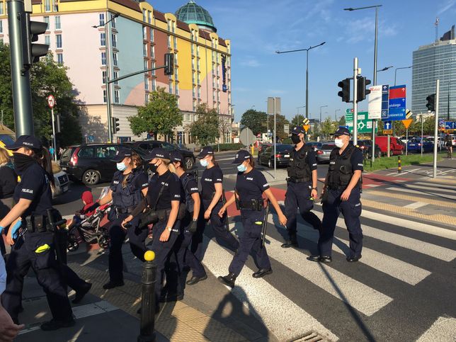 Ustawa o ochronie zwierząt. Na miejscu protestu w Warszawie pojawiła się policja