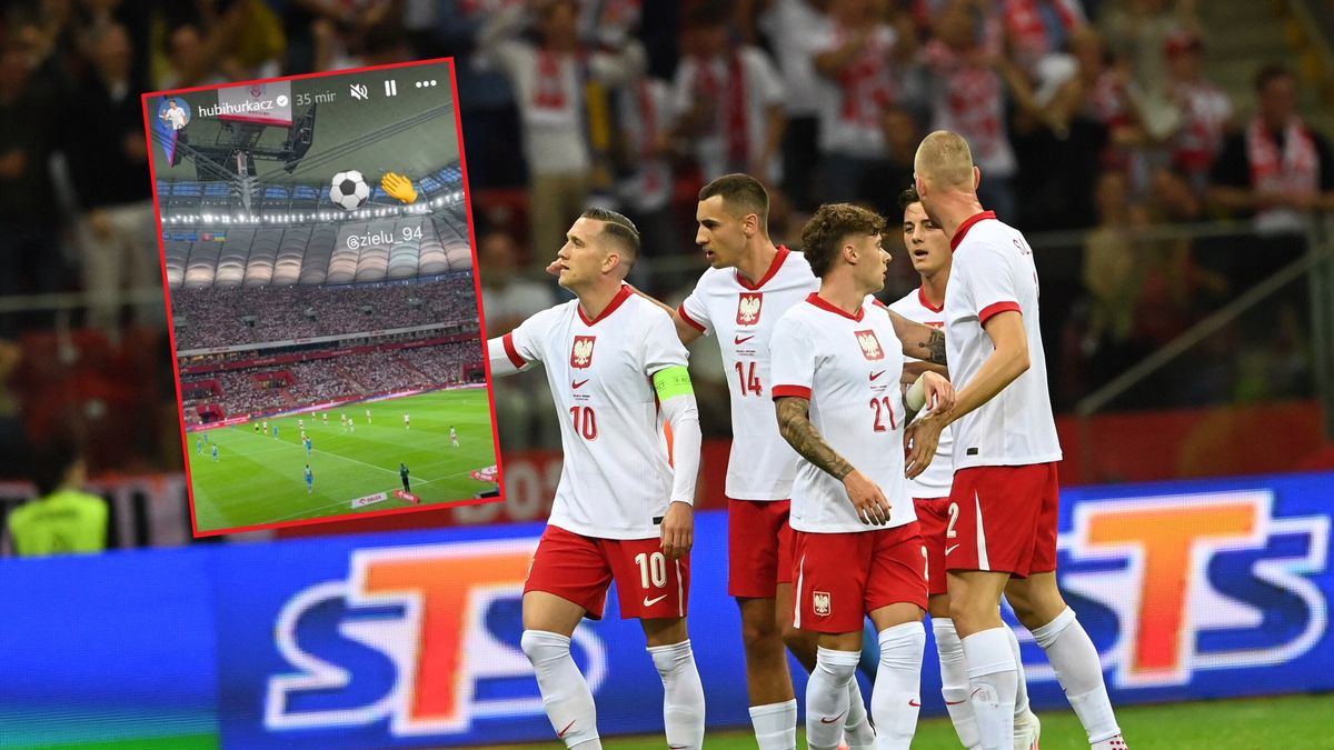 PAP / Piotr Nowak / Na głównym: reprezentacja Polski, w ramce: screen z Instagrama Huberta Hurkacza