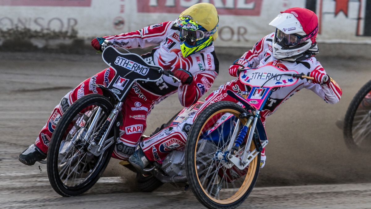 WP SportoweFakty / Tomasz Kordys / Żużlowy GTM Startu Gniezno na prowadzeniu.