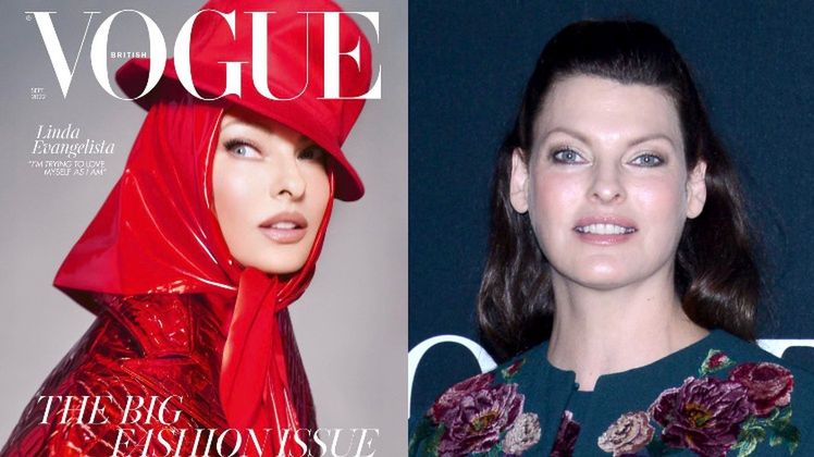 "Oszpecona" Linda Evangelista zagościła na okładce "Vogue'a"