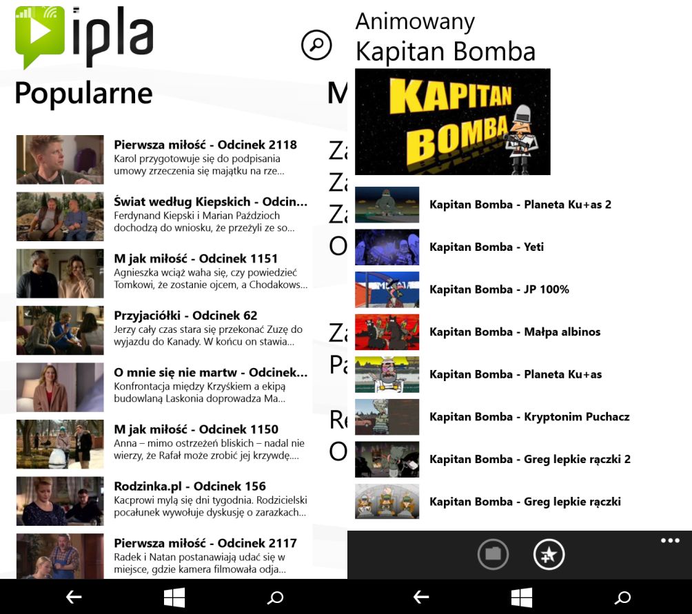 Która aplikacja VOD jest najlepsza? Sprawdzamy na telefonach z Windows Phone'em 5
