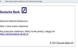 Deutsche Bank na celowniku oszustów