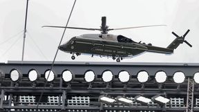 Trump skradł show. Oto gdzie lądował helikopter z nimi